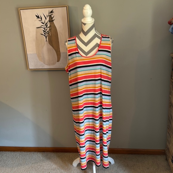 City Streets Multicolor Striped dress - Picture 1 of 3